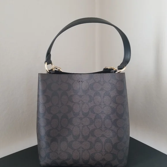 Coach Black and Brown Satchel - Picture 5 of 14